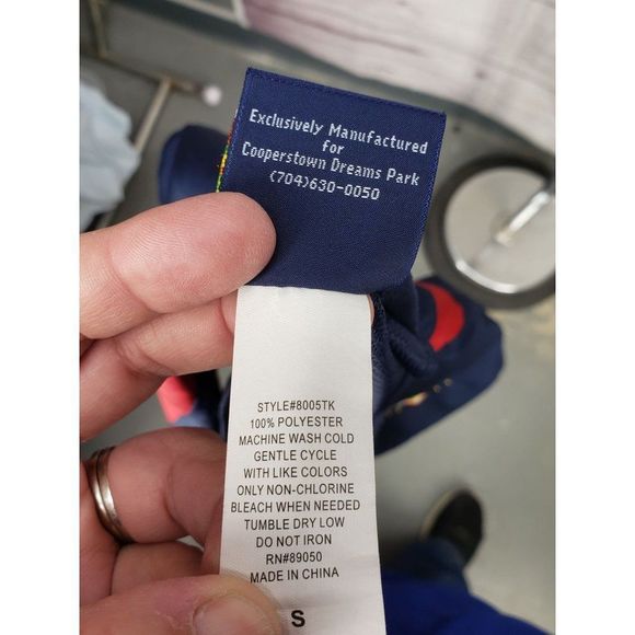 Cooperstown Dreams Park Authentic Size Small Pullover Windbreaker - Picture 5 of 10